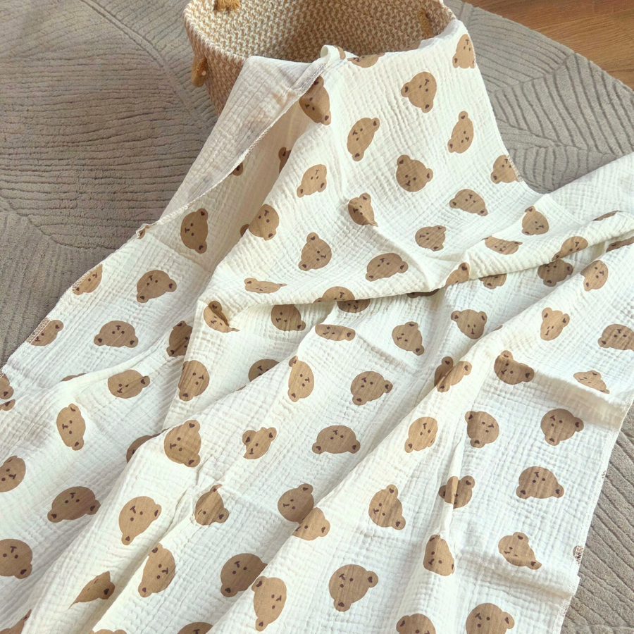 Pieluszka muślinowa Misiuszka