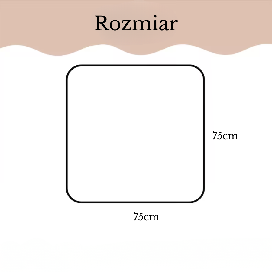Pieluszka muślinowa Misiuszka