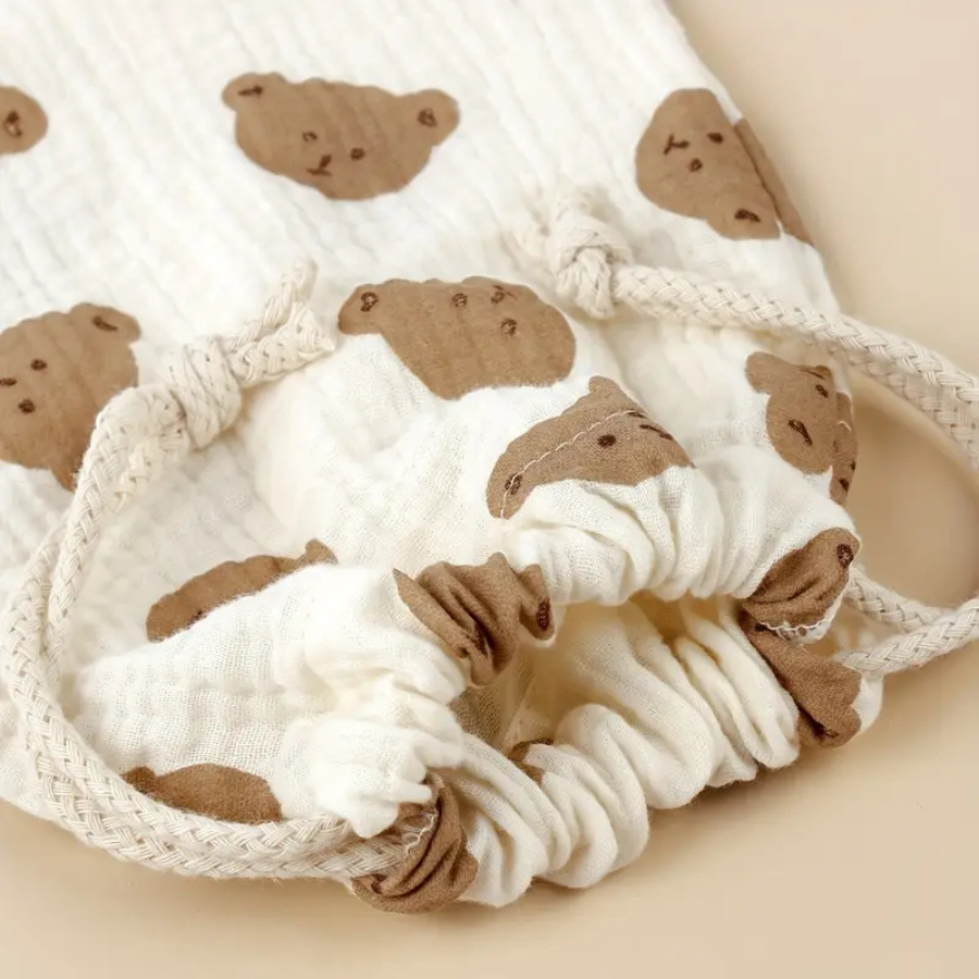 Woreczek muślinowy Muślinowy Miś