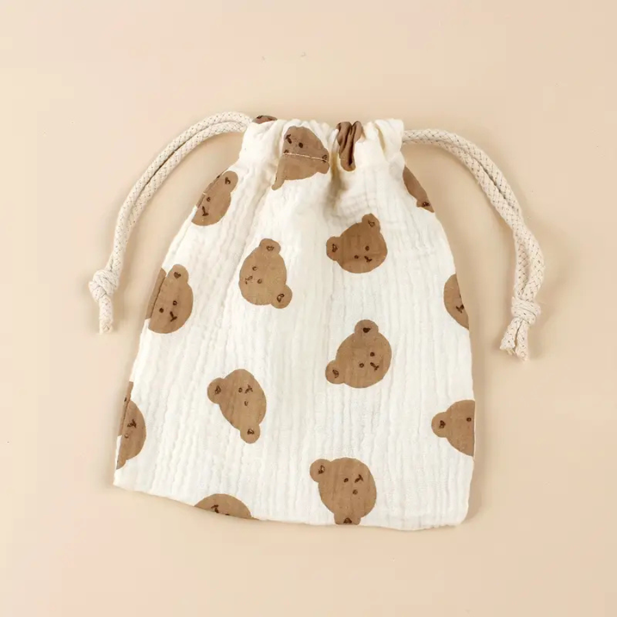 Woreczek muślinowy Muślinowy Miś