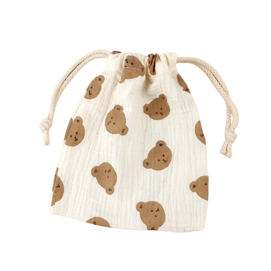 Woreczek muślinowy Muślinowy Miś