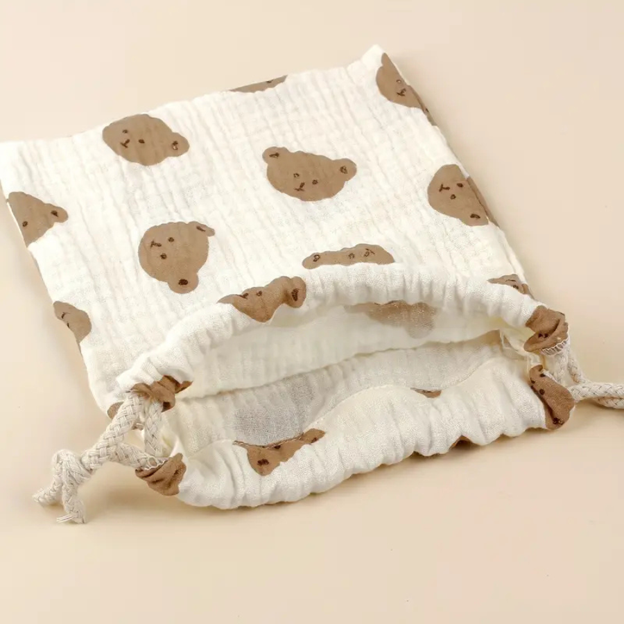 Woreczek muślinowy Muślinowy Miś