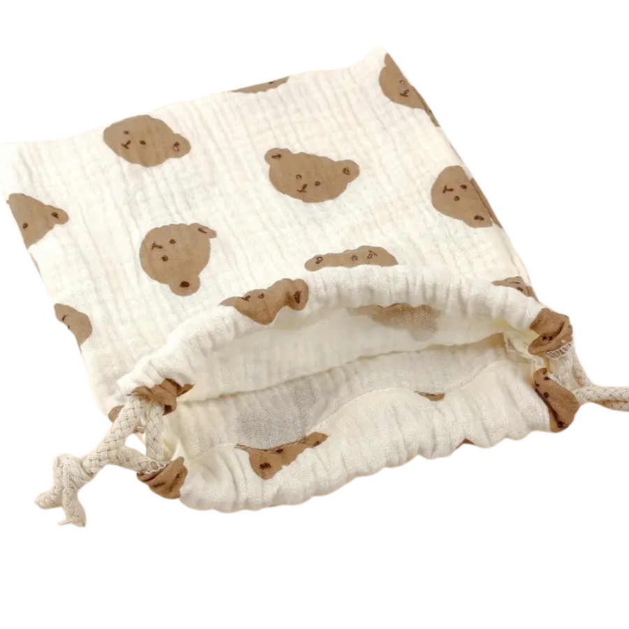 Woreczek muślinowy Muślinowy Miś