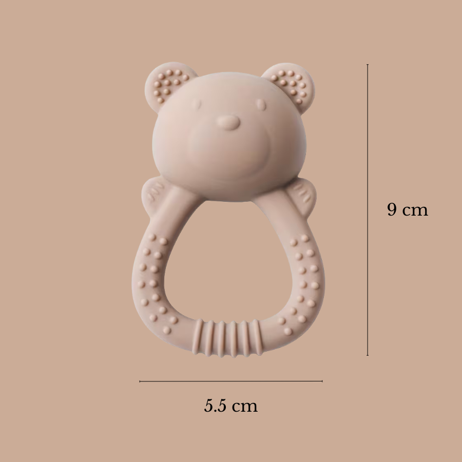 Gryzak silikonowy Miś